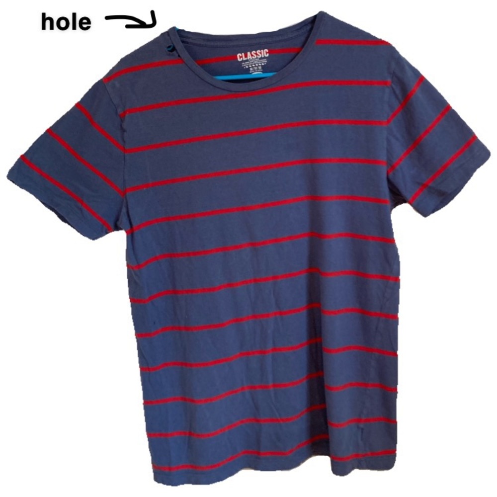 Old Navy Medium Striped Crew T-Shirt